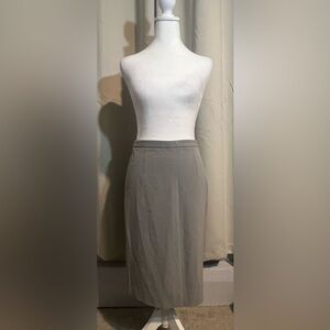 Moda International Vintage Pencil Skirt With Ruffled Back Midi Length